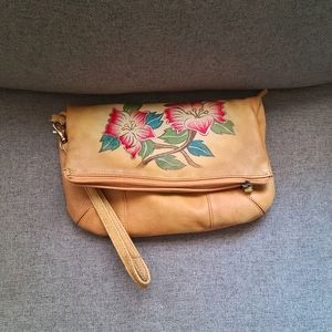Leather clutch bag from Aldo